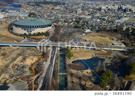 前橋公園とグリーンドーム 前橋公園とグリーンドーム 36891590