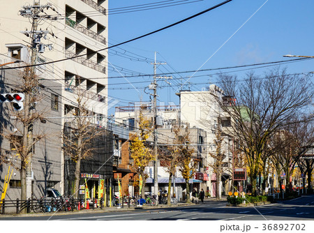 Street at downtown in Kyoto, Japan Street at downtown in Kyoto, Japan 36892702