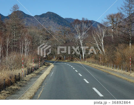 Mountain road in Nikko, Japan Mountain road in Nikko, Japan 36892864