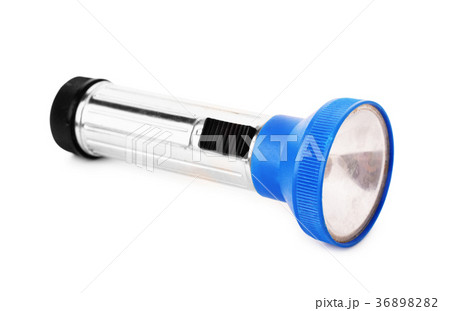 Old broken pocket torch flashlight 36898282