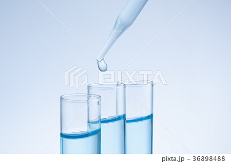 Substance over laboratory test tubes 36898488