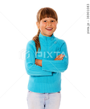 Happy smiling girl 36901083