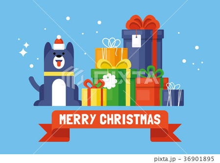 Christmas holiday greeting card design 36901895