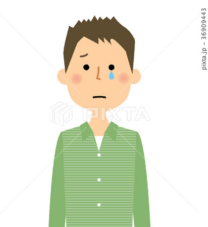 若い男性　パパ　　泣く 36909443