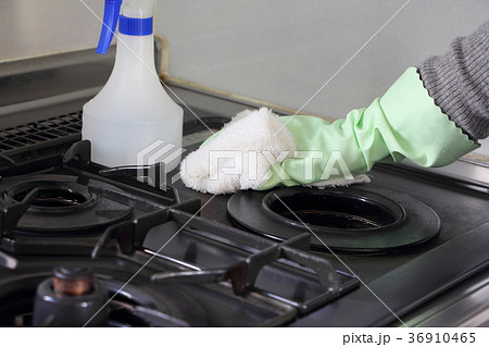 ガスレンジの掃除 36910465