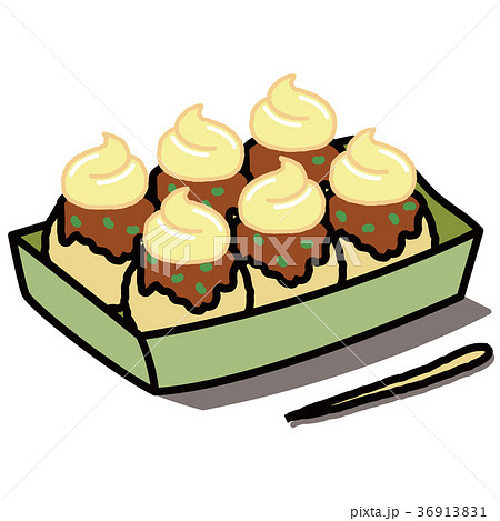 たこ焼き イラストのイラスト素材