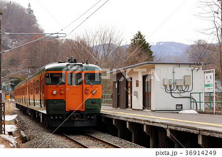 大前駅と115系 36914249
