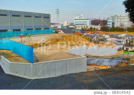 高台にある宅地 36914542