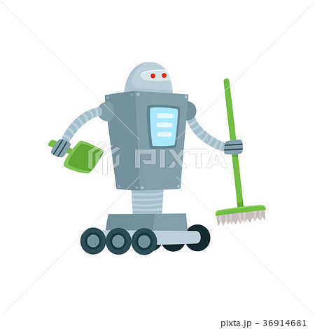 Robot cleaner, home assistant with broom, shovel 36914681