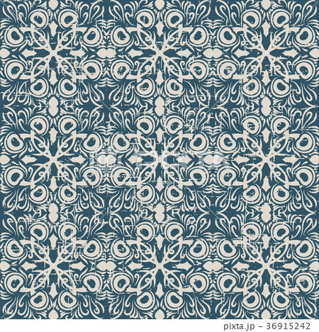 Seamless retro worn out background vintage pattern 36915242