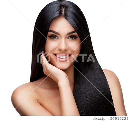 Beautiful Young Woman with Clean healthy hair 36916225