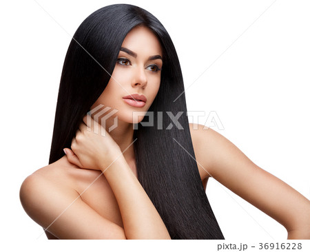Beautiful Young Woman with Clean healthy hair 36916228