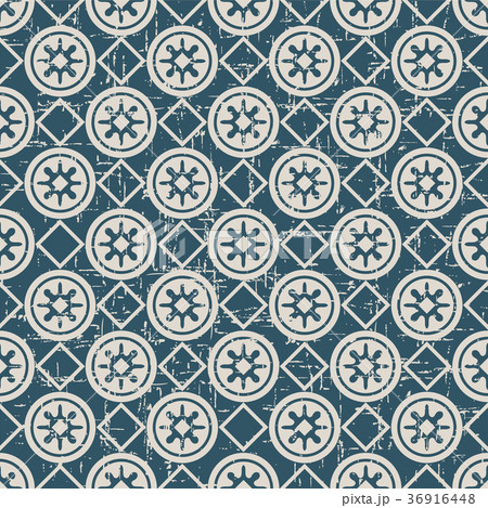 Seamless retro worn out background vintage pattern 36916448