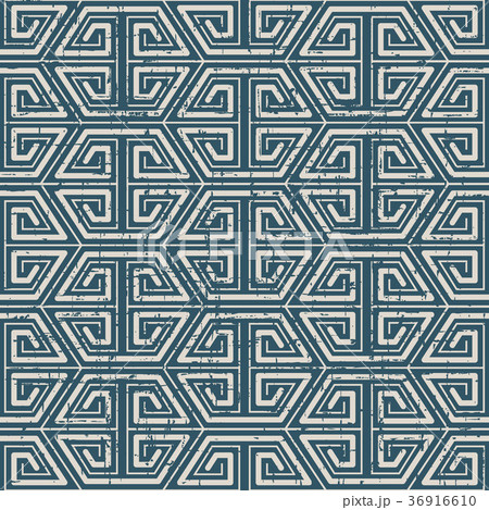 Seamless retro worn out background vintage pattern 36916610