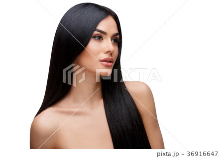 Beautiful Young Woman with Clean healthy hair 36916647