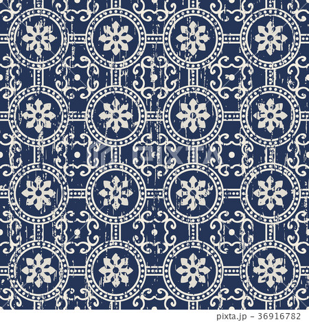 Seamless retro worn out background vintage pattern 36916782