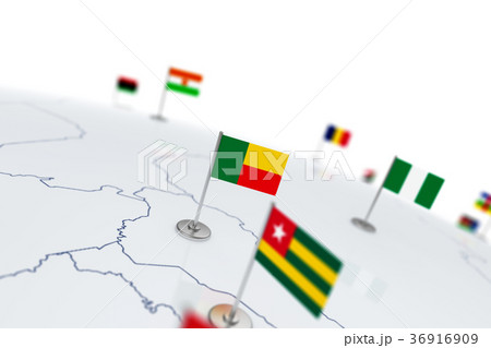 Benin flag 36916909