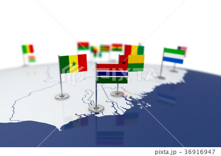 Gambia flag 36916947