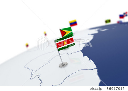 Suriname flag 36917015