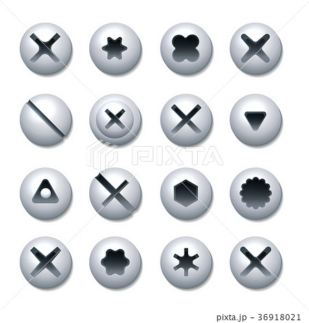 Bolts and screws heads 36918021