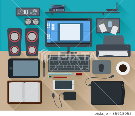 Modern Concept Creative Workspace Office Computer  36918062