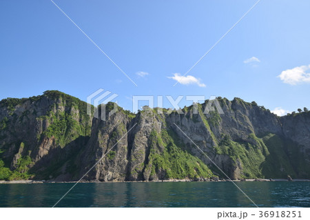 オタモイ海岸　小樽　観光船からの景色 36918251