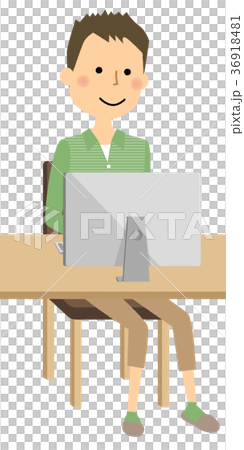 若い男性　パパ　PC 36918481