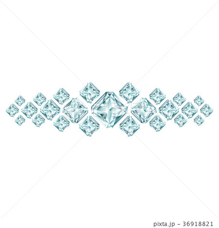 Abstract diamond composition 36918821