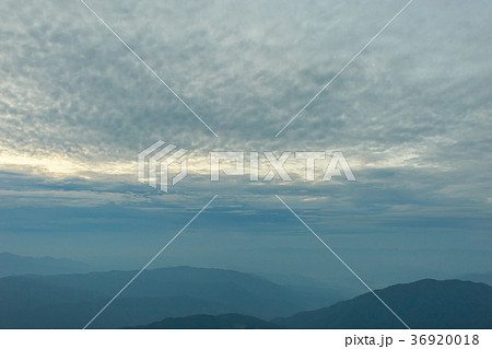 Beautiful cloudy weather in mountains 36920018