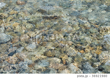 Stones in river of different shape and colors Stones in river of different shape and colors 36921980