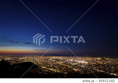 札幌藻岩山から見た夜景 札幌藻岩山から見た夜景 36922182