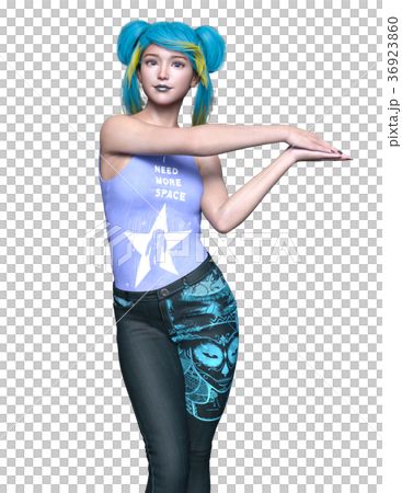 young woman      36923860