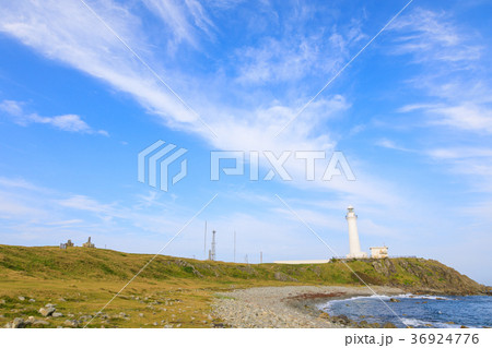 尻屋崎灯台 青空 尻屋崎灯台 青空 36924776