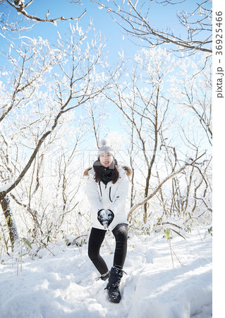 徳裕山 雪景色 屋外 36925466