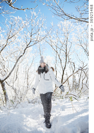徳裕山 雪景色 屋外 36925468