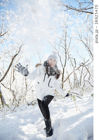 徳裕山 雪景色 屋外 36925470