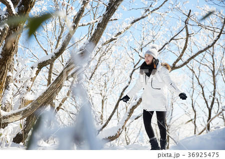 徳裕山 雪景色 屋外 36925475