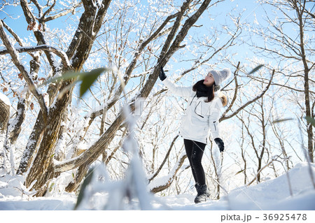 徳裕山 雪景色 屋外 36925478