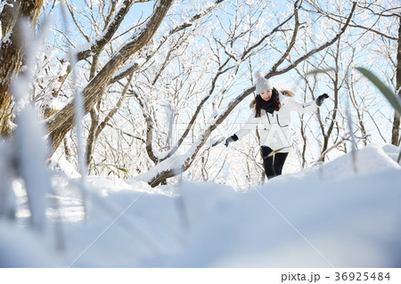 徳裕山 雪景色 屋外 36925484