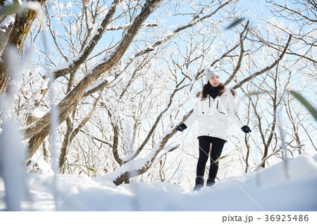 徳裕山 雪景色 屋外 36925486