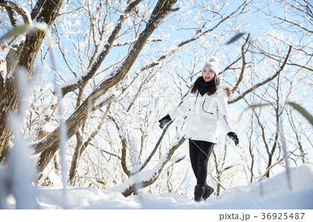 徳裕山 雪景色 屋外 36925487