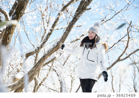 徳裕山 雪景色 屋外 36925489