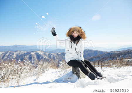 徳裕山 雪景色 屋外 36925519