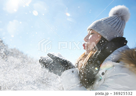 徳裕山 雪景色 屋外 36925532