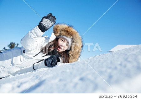 徳裕山 雪景色 屋外 36925554