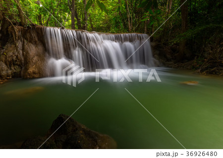 Erawan waterfall at Kanchanaburi  Thailand 36926480
