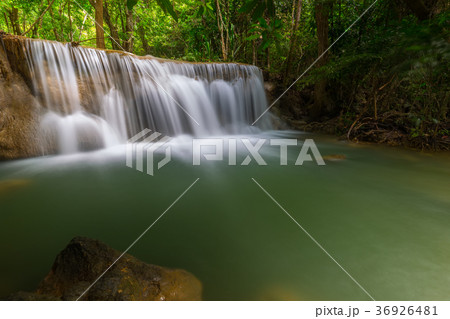 Erawan waterfall at Kanchanaburi Thailand Erawan waterfall at Kanchanaburi Thailand 36926481