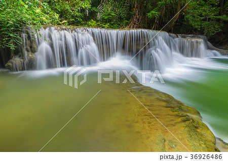 Erawan waterfall at Kanchanaburi  Thailand 36926486