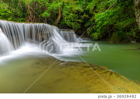 Erawan waterfall at Kanchanaburi  Thailand 36926492