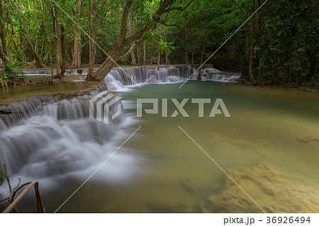 Erawan waterfall at Kanchanaburi  Thailand 36926494